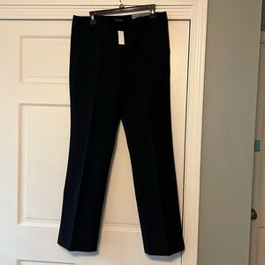 Talbots Navy Barely Bootcut Pants 12
